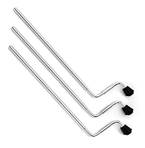 【中古】【未使用・未開封品】Drum Workshop DWSMFLT27ALCR Tom Legs, 27, Aluminum, Chrome - Pack of 3