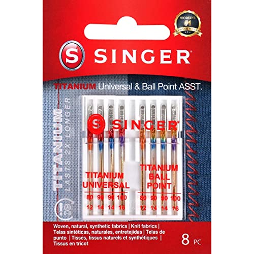 【中古】【未使用・未開封品】Universal Regular & Ball Point Machine Needles-Sizes 11/80 (2), 14/90 (4) & 16/100 (2) (並行輸入品)
