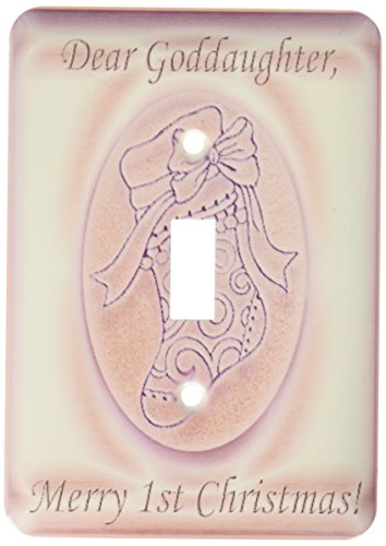 【中古】【未使用・未開封品】3drose LSP _ 17469?_ 1ピンクStocking for Goddaughter 1st Christmas Single切り替えスイッチ