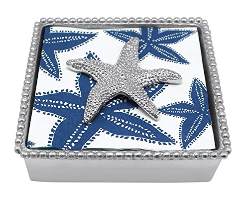 【中古】【未使用・未開封品】Starfish Beaded Napkin Box by Mariposa