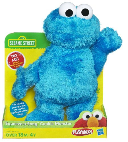 【中古】【未使用・未開封品】Sesame Street セサミストリート Squeeze A Song Cookie Monster 並行輸入