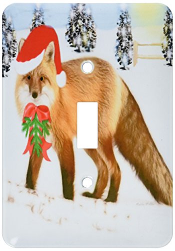 【中古】【未使用・未開封品】3drose LLC lsp _ 18497?_ 1?Fox In Red Santa Hat???Single切り替えスイッチ