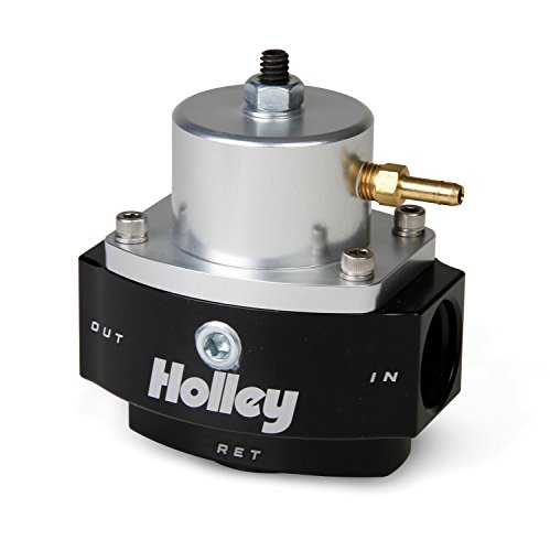 【中古】【未使用・未開封品】Holley 12-848 10AN インレット/アウトレット 8AN リターン 40-70 PSI ビレット燃料圧力レギュレーター ブラック陽極酸化処理|AJIMURA-SHOP