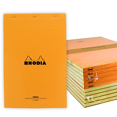 【中古】【未当て嵌める・未開封品】Rhodia Staplebound Book 8.25X12.5 Orange Lined 10Pk by Rhodia
