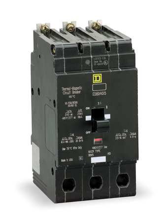 【中古】【未使用・未開封品】Square D回路遮断器、60?Amp 3極、edb34060
