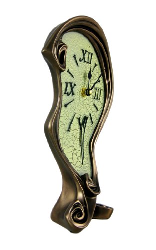 【中古】【未使用・未開封品】Veronese クール終了溶けたマンテル時計テーブルデスクダリ ワンサイズ ブロンズ|AJIMURA-SHOP
