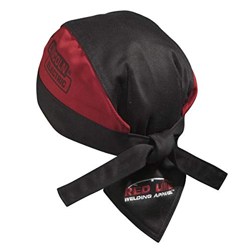【中古】【未使用・未開封品】Lincoln Electric K2993 FR Doo Rag Black and Red by Lincoln Electric