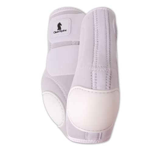【中古】【未使用・未開封品】White Classic Equine Neoprene Tack Horse Skid Boot by CLASSIC ROPE COMPANY｜AJIMURA-SHOP