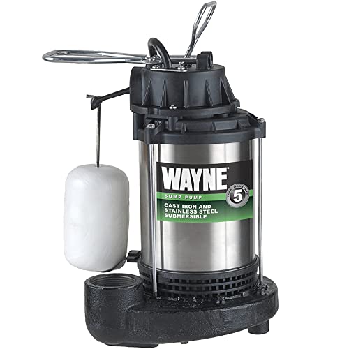 【中古】【未使用・未開封品】WAYNE CDU980E 3/4 HP Submersible Cast Iron and Stainless Steel Sump Pump With Integrated Vertical Float Switch｜AJIMURA-SHOP