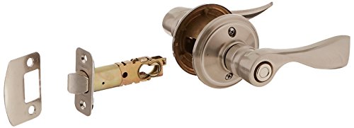 【中古】【未当て嵌める・未開封品】Schlage F40 VLA 619 16-080 10-027 134 N N SL Avila Bed and Bath Lever, Satin Nickel Schlage Lock Company [並行輸入品]