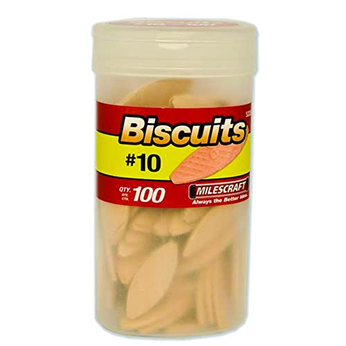 【中古】【未使用・未開封品】Milescraft 5335 Wood Biscuits with Tube, 110-Piece, #10 by Milescraft|AJIMURA-SHOP