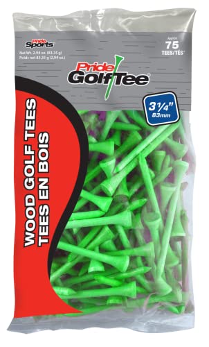【中古】【未使用・未開封品】Pride Golf　デラックスティー（3.25インチ） 75 Count