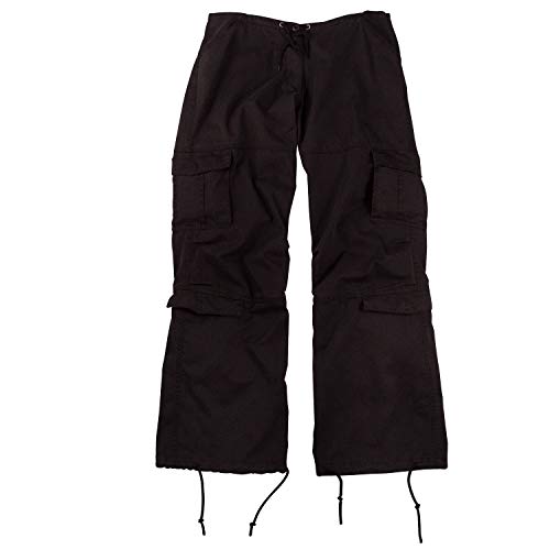 【中古】【未使用・未開封品】(ロスコ) ROTHCO レディース ファイティングパンツ ブラック Women's Vintage Paratrooper Fatigue Pants-Black〔3986〕 (XL)|AJIMURA-SHOP