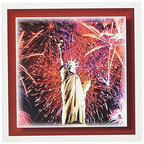 【中古】【未使用・未開封品】スーザンブラウンデザイン7月4日Holidayテーマ???Lady Liberty???グリーティングカード Set of 6 Greeting Cards