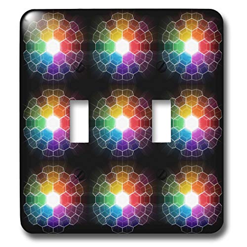 【中古】【未使用・未開封品】3drose LSP 21927?_ 2?Honeycomb Spectrum Shows Stylizedバーストのライトthroughプリズムinto Honeycombダブル切り替えスイッチ