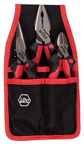 【中古】【未当て嵌める・未開封品】Wiha 30993 Ergo Soft Grip Industrial Set In Pouch, 3 Piece Set by Wiha