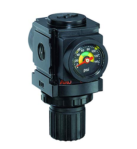 【中古】【未使用・未開封品】ARO R37231-600-VS Air Regulator 3/8 NPT, w/ Gauge - 250 psi Max Inlet by Ingersoll Rand - ARO