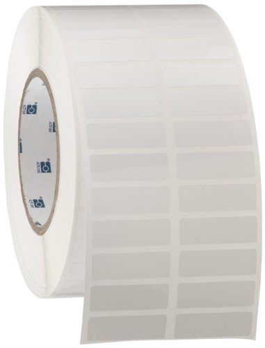 【中古】【未使用・未開封品】Brady THT-37-423-10 1.5 Width x 0.5 Height, B-423 Permanent Polyester, Gloss Finish White Thermal Transfer Printable Label (10000 per R|AJIMURA-SHOP