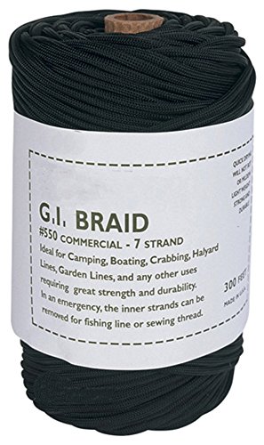 【中古】【未当て嵌める・未開封品】(300m, Black) - 5ive Star Gear Paracord