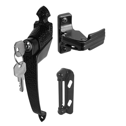 【中古】【未当てはめる・未開封品】Prime-Line Products K 5080 Colonial Push Button Lock with Key and 1-3/4-Inch Hole Center, Black by Prime-Line Products [並行輸入品]