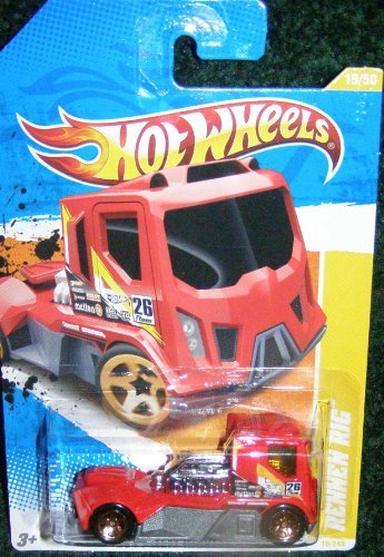 【中古】【未使用・未開封品】2011 HOT WHEELS 2011 NEW MODELS 19/50 RED RENNEN RIG 19/244