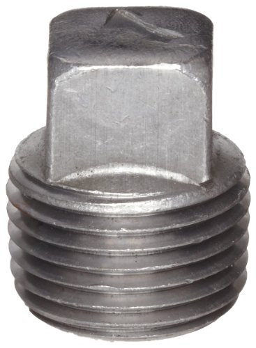 【中古】【未使用・未開封品】Anvil 8700159356, Malleable Iron Pipe Fitting, Square Head Plug, 1 NPT Male, Black Finish by Anvil International