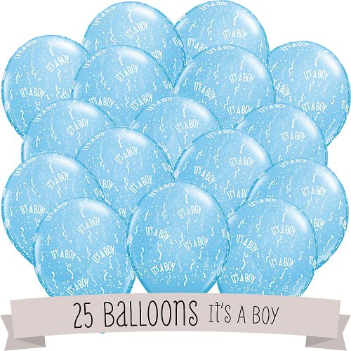 【中古】【未使用・未開封品】It's A Boy - Baby Shower Balloons - 25 ct|AJIMURA-SHOP