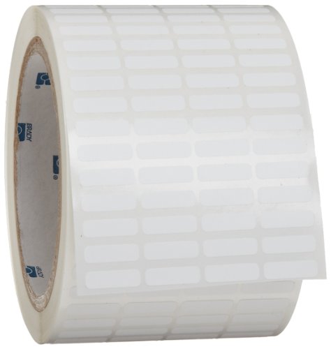 【中古】【未使用・未開封品】Brady THT-14-351-10 0.65 Width x 0.2 Height, B-351 Tamper-Resistant Vinyl, Matte Finish White Thermal Transfer Printable Labels (10000｜AJIMURA-SHOP 113,845円