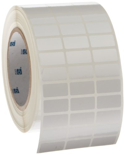 【中古】【未使用・未開封品】Brady THT-5-484-10 1 Width x 0.5 Height, B-484 Permanent Polyester, Gloss Finish White Thermal Transfer Printable Label (10000 per Roll