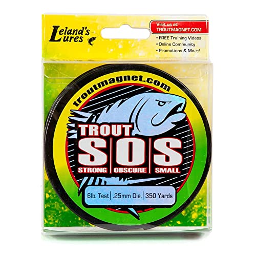【中古】【未使用・未開封品】Trout Magnet S.O.S. Fishing Line, 350yd (0.9kg, 0.9kg, 0.9kg Test)