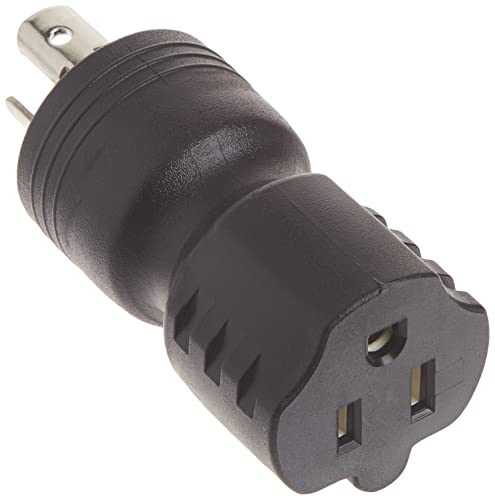 【中古】【未使用・未開封品】Conntek 30120、15?15 Aロックアダプタ、NEMA L5-15Pオスプラグ、5?15 Rメスコネクタ