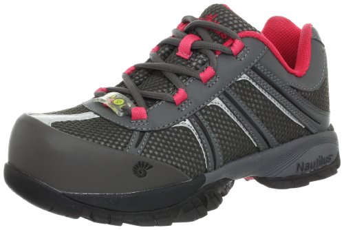 【中古】【未当て嵌める・未開封品】Nautilus Safety Footwear レディース 色つや: 薄墨色