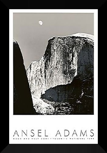 【中古】【未使用・未開封品】Ansel Adams フレームアート 28x40 \"Moon and Half Dome\"