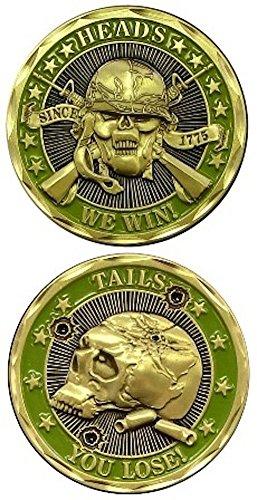 【中古】【未使用・未開封品】Heads We Win Tails You Lose Coin by Military Challenge Coins