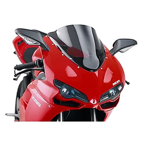【中古】【未使用・未開封品】Puig(プーチ) レーシングスクリーン(RACING-SCREEN) ダークスモーク DUCATI 848 08'-11'/1098/1098S 07-08/1198/S puig-4667f|AJIMURA-SHOP