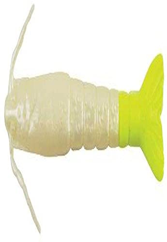 【中古】【未当てはめる・未開封品】Berkley GSSHR3-PWC Gulp Alive Saltwater Shrimp Bait, Pearl White/Chartreuse, 7.6珊