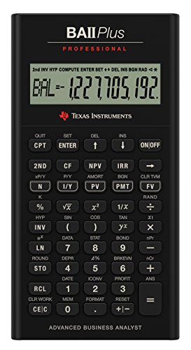 【中古】【未当て嵌める・未開封品】Texas Instruments BA II Plus Professional Financial Calculator (Silver 並行輸入品)