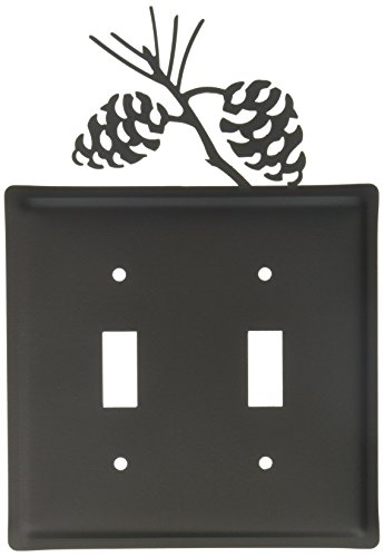 【中古】【未当て嵌める・未開封品】8inPineconeダブルスイッチカバー 生活家電用アクセサリー・部品-生活家電