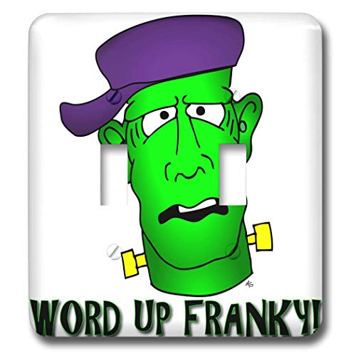【中古】【未使用・未開封品】3drose LLC lsp _ 24079?_ 2?Frankenstein Rap Word Up Franky 1?on透明、ダブル切り替えスイッチ