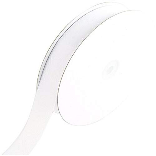 【中古】【未使用・未開封品】Creative Ideas 7/8-Inch Solid Grosgrain Ribbon, 50-Yard, White by Creative Ideas