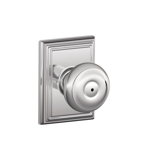 【中古】【未使用・未開封品】Schlage F40GEO625ADD Addison Collection Georgian Privacy Knob, Bright Chrome by Schlage Lock Company [並行輸入品]｜AJIMURA-SHOP