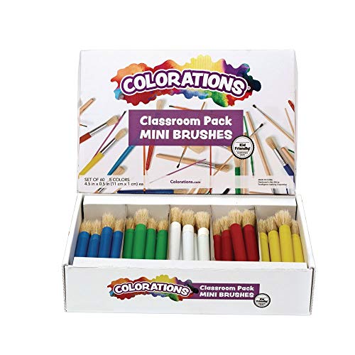 【中古】【未使用・未開封品】Colorations mini-brush Classroomパック???セットof 60?( Item # Minibru )|AJIMURA-SHOP