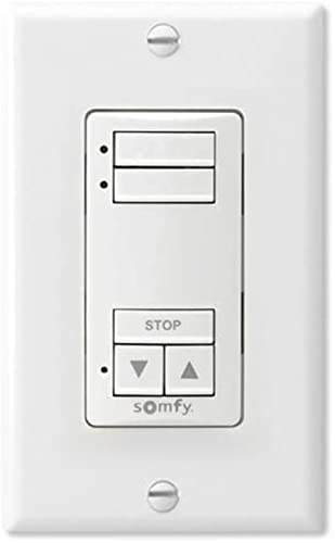【中古】【未使用・未開封品】somfy DecoFlex ワイヤレス RTS 壁スイッチ 2チャンネル ホワイト (1811068)