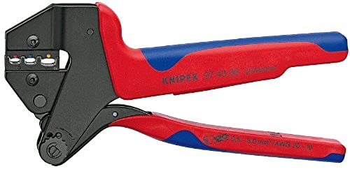 【中古】【未使用・未開封品】KNIPEX 97 43 06 Crimp System Pliers for Exchangeable Crimp Profiles