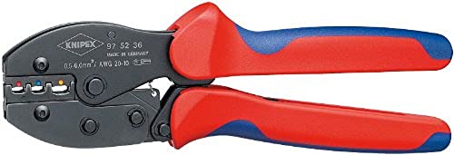【中古】【未使用・未開封品】KNIPEX 97 52 36 3-Position Contact Crimping Pliers