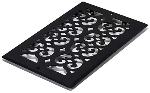 【中古】【未使用・未開封品】Decor Grates s610r 6-inch by 10-inch Painted Returnエア、ブラックTextured
