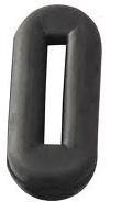 【中古】【未使用・未開封品】Rubber Martingale Stop/ Keeper For Centre (yolk) In Black
