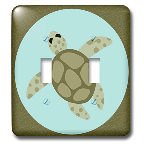 【中古】【未使用・未開封品】3drose LSP _ 25384?_ 2?Cute Sea Turtleグリーンとブルーダブル切り替えスイッチ