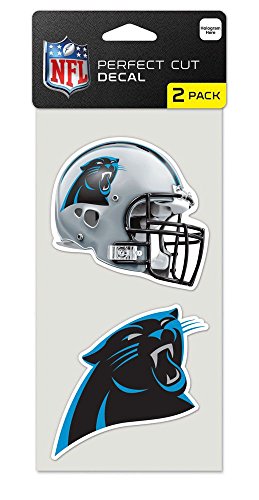 【中古】【未使用・未開封品】NFL Carolina Panthers Perfect Cut Decal (Set of 2?)、4?" x 4?"|AJIMURA-SHOP
