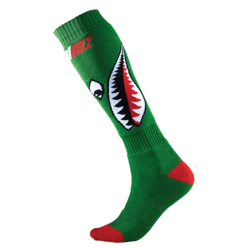 【中古】【未当て嵌める・未開封品】(One Size) - O`Neal Pro MX Sock Bomber green (One Size)